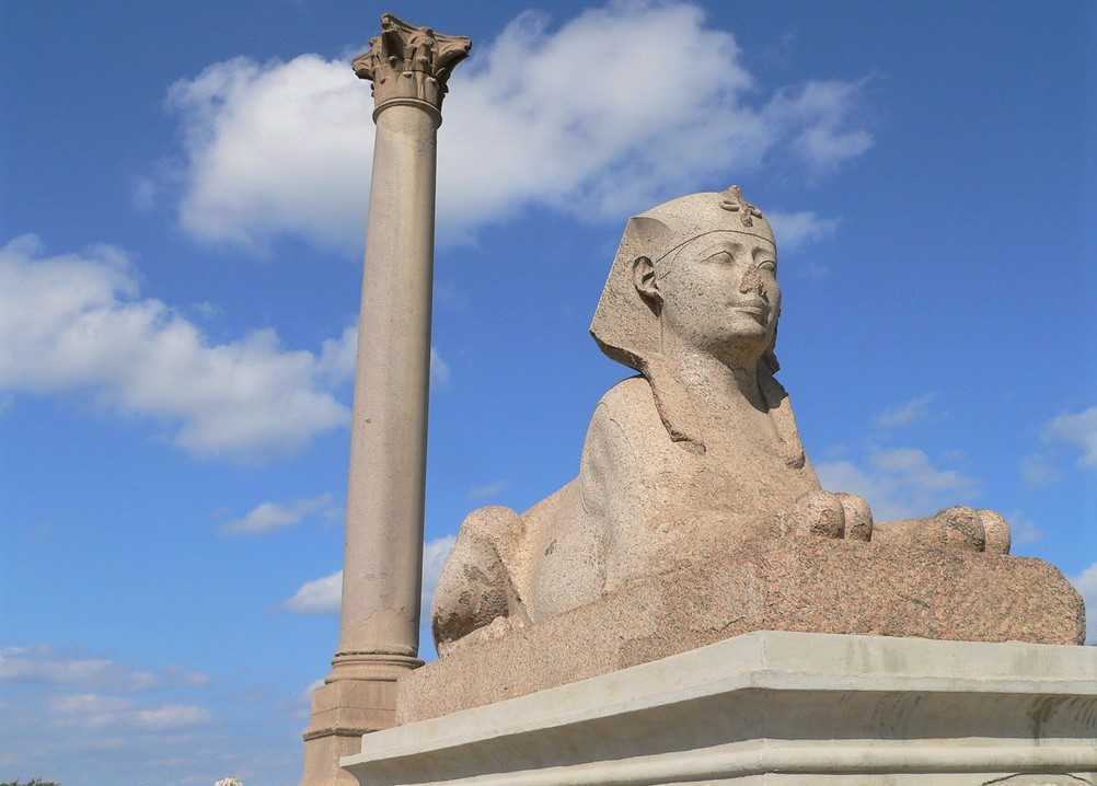 Die Pompeiussäule von Alexandria
